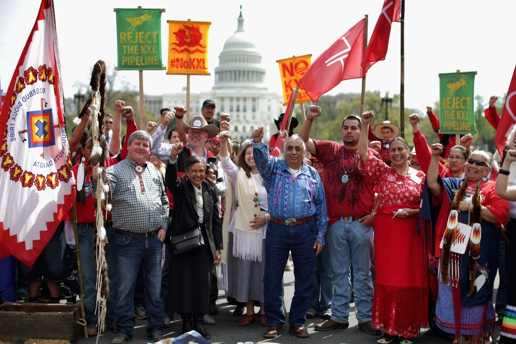 The Cowboy And Indian Alliance Kicks Off Week Of Protests Against The Keystone XL Pipeline